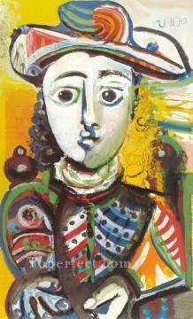Niña sentada 1970 Pablo Picasso Pinturas al óleo